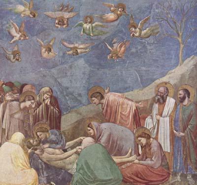 GIOTTO di Bondone The Lamentation of Christ (mk08) Spain oil painting art